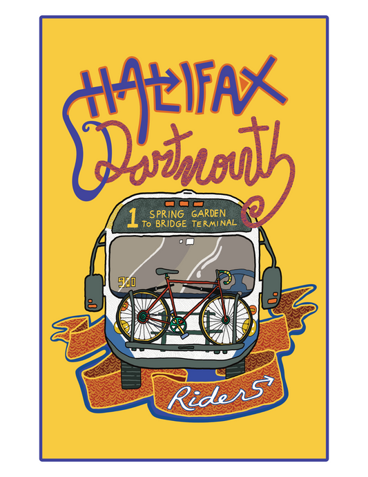 Halifax Dartmouth Riders print 8.5X11